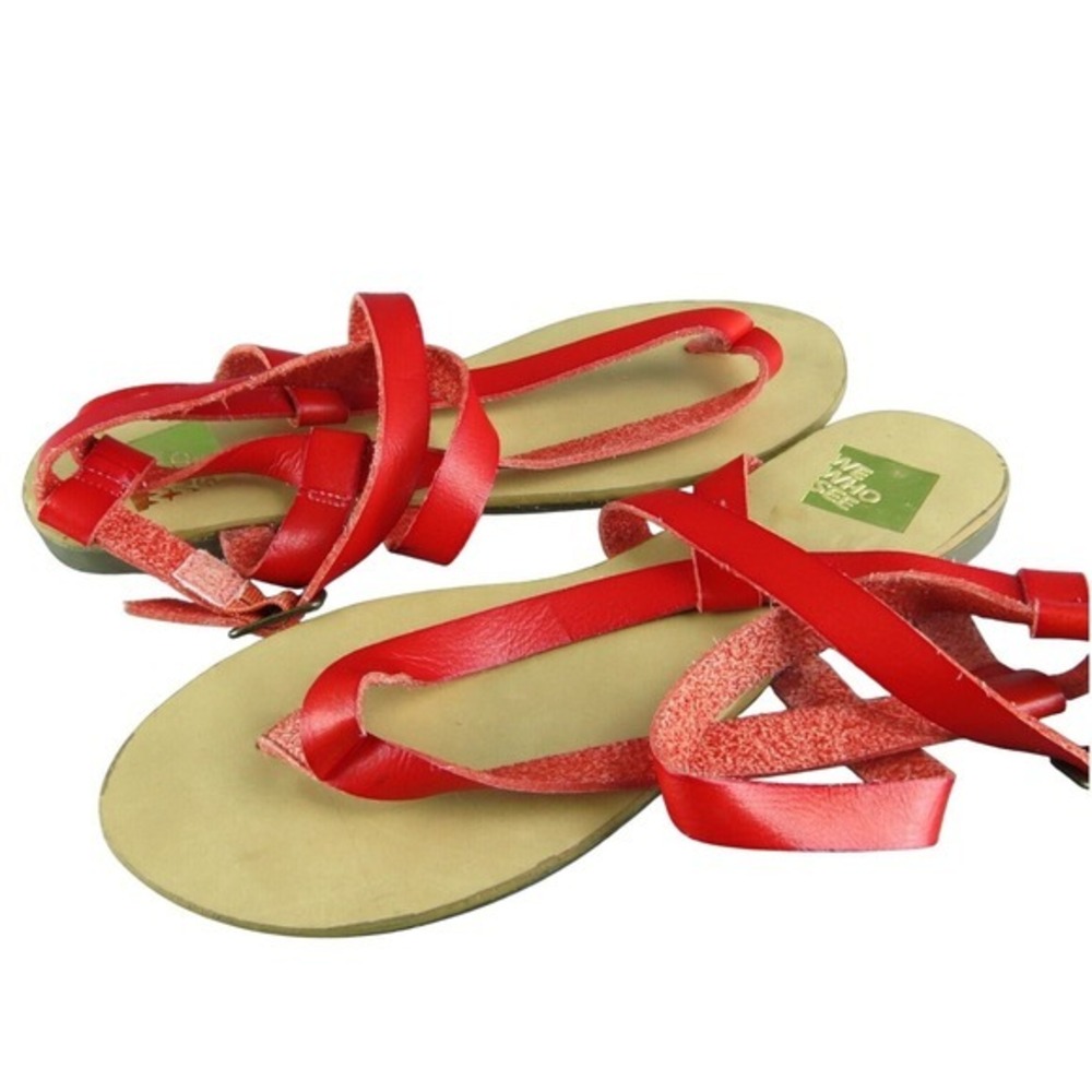 We Who‎ See Women's  Strappy Orange Synthetic Size 8M Gently Used 2025